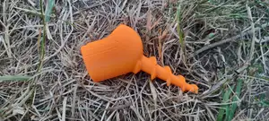 Fishing rod screw butt rest
