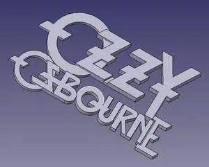 Ozzy Osbourne Name Logo