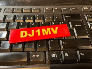Call Sign | Schild mit Rufzeichen