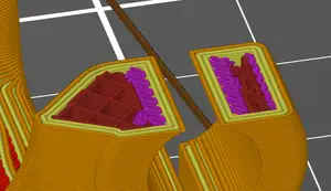 R5 Extruder Body with a reinforced (by slicing) PINDA holder