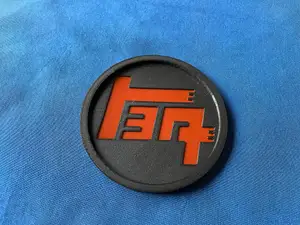 Coaster with Vintage Japanese Toyota Logo