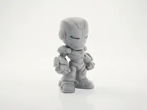 Chibi Iron Man Figurine Marvel Hero 3D Printable