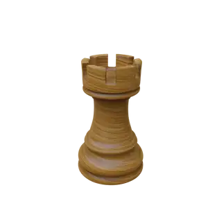 Rook Chess Piece detailed