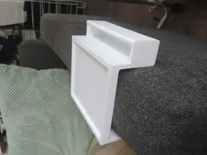 Couch armrest table (+remote/phone holder) for IKEA LANDSKRONA or other couches