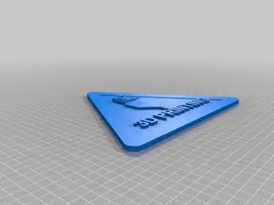 3D Printing Sign Combined For Color Print with magnets