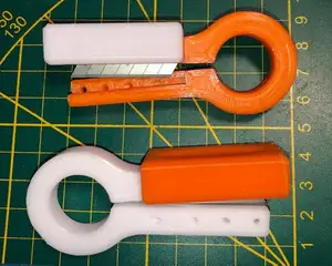 Filament Cutter - multi angle (90°, 60°, 45°, 30°) - fully printable - only 9mm Snap Off Blade required