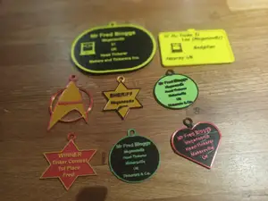 Badgify parametric badge constructor (Openscad)