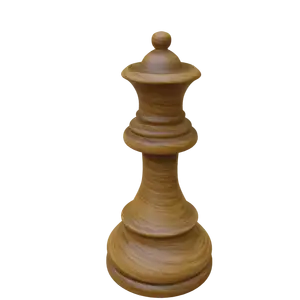 Queen Chess Piece detailed