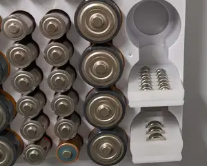 Button Cell Tray for Wall-mounted Battery Organizer