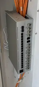 Unifi switch mount with patch panel for wall mounting (Pro Max 16 /Pro Max 16 PoE size)