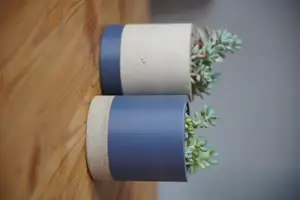 Modular planter with concrete mold