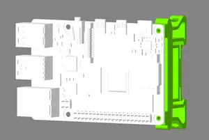 DIN Rail Mount for Raspberry Pi 4 Raspberry Pi5