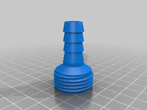 1/2 0.5 inch hose barb to male garden hose adapter