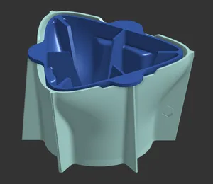 Stackable Castable Plant Tower – Organic Triangle Edition