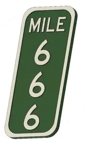 US Highway 666 Sign