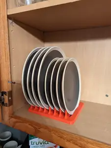 Cabinet Dinner Plate Rack organizer
