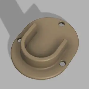 Generic Wardrobe Closet Pipe Mount