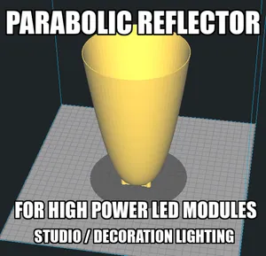 PARABOLIC REFLECTOR SPOTLIGHT FOR LED MODULE 20-100W