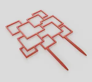 Support net for plants