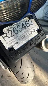 Motorcycle license plate frame