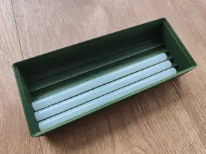 Gridfinity bin for big hotglue stick