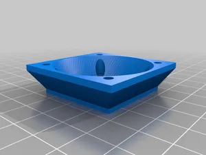 Fan adapter E3D v6 30 to 40mm, Thicker Walls