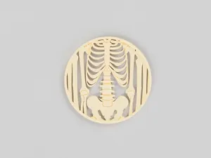 Skeleton Bones Coaster