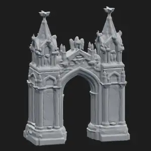 Graveyard entrance Gate FDM nosupport Terrain