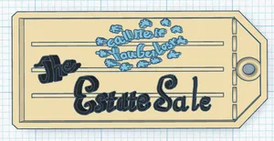 Call Me If You Get Lost The Estate Sale-keychain or luggage tag