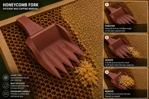Beekeeping Uncapping Fork