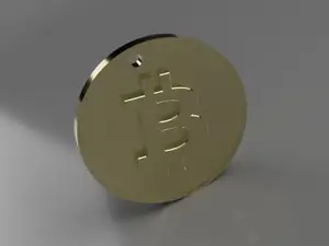 Bitcoin Coin Jewelry – Free Editable Fusion 360 File & STL for 3D Printing