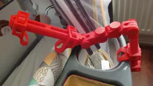 Threaded rod remix to join "Screw Clamp" and "Articulating Mount" and "Articulating Raspberry Pi Camera Mount for Prusa MK3 and MK2"