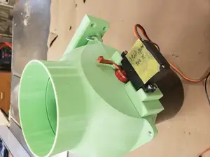 Ball Valve Servo-driven blast gate