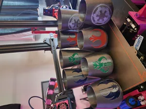 Star Wars wine & pint glasses (and pen cups)