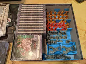 OLD - REMIX Cthulhu Death May Die - Retail Boxes Inserts SLEEVED CARDS (holds Season 1, 2, Goat, Yog)