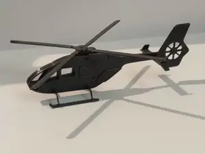 EC135 Helicopter - Kit Card w/ printable instructions