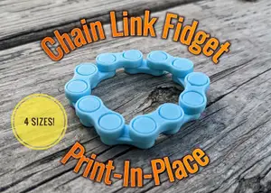 Chain Link Fidget (Print-In-Place)