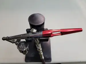 Desk-Stand Upright Pole Mount For "Airbrush Holder for Paasche Siphon Feed Airbrush"
