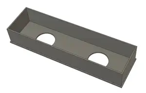 1 DIN car stereo faceplate for 12v power sockets - Reverse Engineered in Fusion 360 For Further Modification