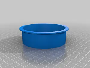 One of the Dumbest Parts in All of CAD. Stiff Collar to Hold Soft Molle Water Bottle Pouch Open For Use As a Magazine Drop Pouch