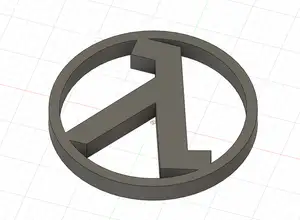 Half Life (Lambda) Shopping Cart Coin