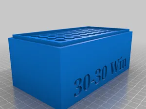 30-30 Win Ammo box with Lid (50 rds)