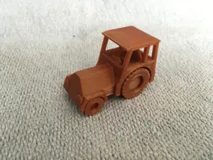 Small tractor - tractor spinner (printed in one piece without supports)