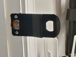 Door latch catch prop strike plate