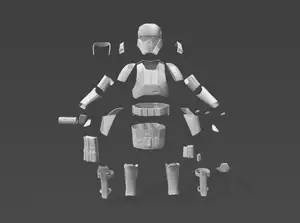Shore Trooper Armour Suit 6 Foot