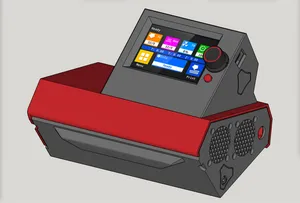 LowRider 3 CNC - control box case for BTT SKR Pro 1.2 board and a BTT TFT35-v3x, NON-E3 (such as v3.0.1 etc) touchscreen (remix v1.3.1)