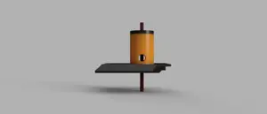 FS cover with filament dust cleaner chimney V2 for mk3s+
