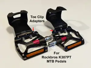 Toe Clip Adapter for Rockbros / ROCK BROS K307PT Mountain Bike Pedal
