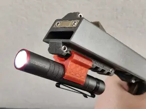 Customizable Simple Picatinny / NATO Rail Laser / Flashlight Mount