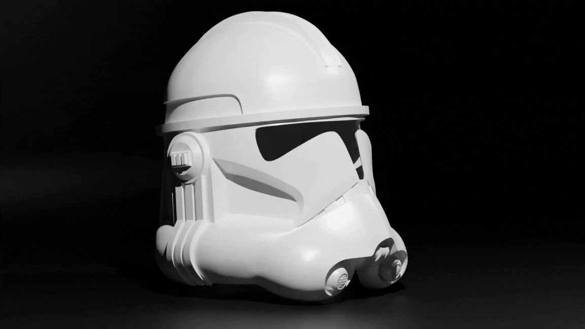 Phase 2 Clone trooper Helmet (Wearable version)